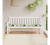 vidaXL Cuscino per Panca Multicolore 180x50x7 cm Tessuto Oxford