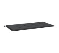 vidaXL Cuscino per Panca Nero 100x50x3 cm in Tessuto Oxford