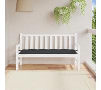 vidaXL Cuscino per Panca Nero 150x50x7 cm in Tessuto Oxford