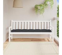vidaXL Cuscino per Panca Nero 180x50x7 cm in Tessuto Oxford