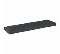 vidaXL Cuscino per panca pallet Nero 140 x 40 x 8 cm Tessuto Oxford