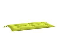 vidaXL Cuscino per Panca Verde Brillante 100x50x7 cm in Tessuto Oxford