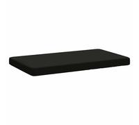 vidaXL Cuscino per Panchina a 1 Pezzo VUGHT 100% Poliestere Nero
