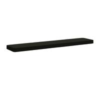 vidaXL Cuscino per Panchina a 1 Pezzo VUGHT 100% Poliestere Nero