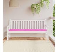 vidaXL Cuscino per Panchina Rosa 150 x 50 x 3 cm Tessuto Oxford