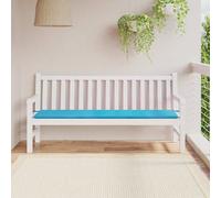 vidaXL Cuscino per Panchina Turchese 150 x 50 x 3 cm Tessuto Oxford
