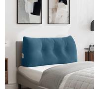 vidaXL Cuscino per Schiena Blu 100 x 24 x 50 cm Velluto