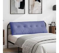 vidaXL Cuscino per Schiena Blu jeans 140 x 19 x 50 cm Tessuto