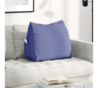 vidaXL Cuscino per Schiena Blu jeans 60 x 20 x 50 cm Tessuto
