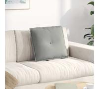vidaXL Cuscino per Schiena Grigio Chiaro 50 x 45 cm