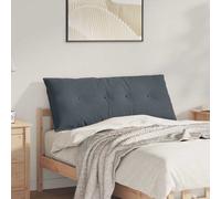 vidaXL Cuscino per Schiena Grigio scuro 120 x 50 cm Tessuto in Cords