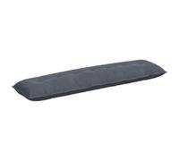 vidaXL Cuscino per Schiena Grigio scuro 200 x 50 cm Tessuto in Cords