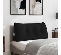 vidaXL Cuscino per Schiena Nero 100 x 24 x 50 cm Tessuto