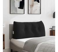 vidaXL Cuscino per Schiena Nero 100 x 24 x 50 cm Velluto