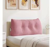 vidaXL Cuscino per Schiena Rosa 100 x 24 x 50 cm Velluto