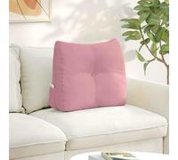 vidaXL Cuscino per Schiena Rosa 60 x 24 x 50 cm Velluto