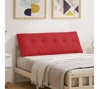 Cuscino per Schiena Rosso 140 x 19 x 50 cm Tessuto