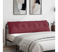 Cuscino per Schiena Rosso Vino 180 x 19 x 50 cm Tessuto