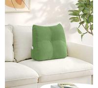 vidaXL Cuscino per Schiena Verde chiaro 45 x 24 x 50 cm Velluto
