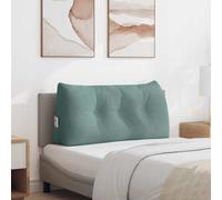 vidaXL Cuscino per Schiena Verde Mare 100 x 24 x 50 cm Velluto