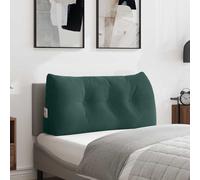 vidaXL Cuscino per Schiena Verde Scuro 100 x 24 x 50 cm Velluto