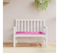 vidaXL Cuscino per Sedia Rosa 120 x 50 x 3 cm Tessuto Oxford, Cuscini per Soggiorno, rettangolari, Moderni, Resistenti, per Patio e Giardino, in Schiuma, Tessuto Oxford