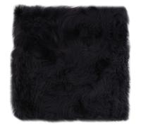 vidaXL 2x Cuscini per Sedie Morbidi Imbottiti Caldi Naturali Spessi Supporto in Camoscio Sedile Grigio Scuro 40x40cm in Vera Pelle di Montone
