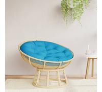 vidaXL Cuscino Rotondo Blu Chiaro Ø 100x11 cm in Tessuto Oxford