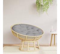vidaXL Cuscino Rotondo Grigio Ø 100x11 cm in Tessuto Oxford