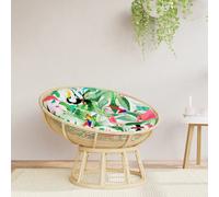 vidaXL Cuscino Rotondo Multicolore Ø 100x11 cm in Tessuto Oxford