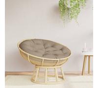 vidaXL Cuscino Rotondo Tortora Ø 100x11 cm in Tessuto Oxford