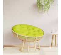vidaXL Cuscino Rotondo Verde Chiaro Ø 100x11 cm in Tessuto Oxford
