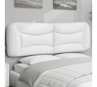 VIDAXL - Cuscino Testiera Bianco 160 cm in Similpelle - SPEDIZIONE GRATUITA