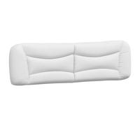 vidaXL Cuscino Testiera Bianco 180 cm in Similpelle