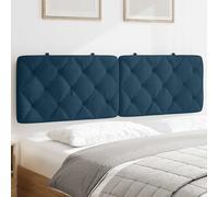 vidaXL Cuscino per testiera 160 cm in velluto Blu
