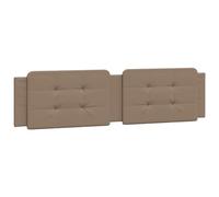 vidaXL Cuscino Testiera Cappuccino 200 cm in Similpelle