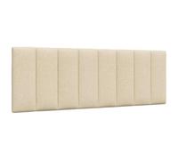 vidaXL Cuscino Testiera Crema 140 cm in Tessuto