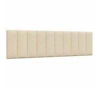 vidaXL Cuscino Testiera Crema 180 cm in Tessuto