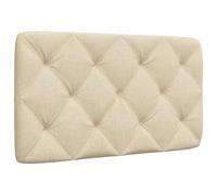vidaXL Cuscino Testiera Crema 90 cm in Tessuto