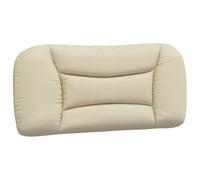 vidaXL Cuscino Testiera Crema 90 cm in Tessuto