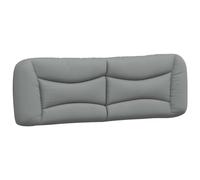 vidaXL Cuscino Testiera Grigio Chiaro 160 cm in Tessuto