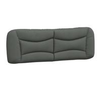 vidaXL Cuscino Testiera Grigio Scuro 160 cm in Tessuto