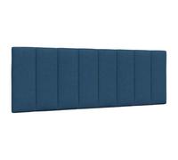 vidaXL Cuscino Testiera Hanko Blu 120 cm in Tessuto