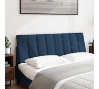 vidaXL Cuscino Testiera Hanko Blu 120 cm in Tessuto