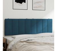 vidaXL Cuscino Testiera Blu 160 cm in Velluto, Cuscino Testata, Testata Imbottita, Cuscino per Testata Letto, testiera Imbottita