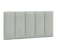 vidaXL Cuscino Testiera Hanko Grigio Chiaro 100 cm in Velluto
