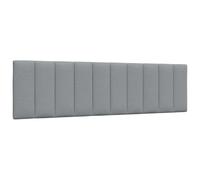 vidaXL Cuscino testiera Hanko – Tessuto grigio chiaro, 180 cm