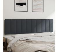 Cuscino per testata grigio scuro 180 cm in velluto