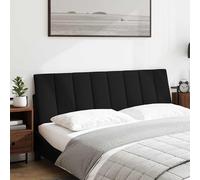 vidaXL Cuscino Testiera Hanko Nero 160 cm in Tessuto