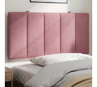 vidaXL Cuscino Testiera Hanko Rosa 100 cm in Velluto